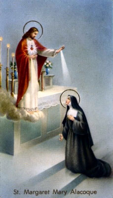 Image of St. Margaret Mary Alacoque Image of St. Margaret Mary Alacoque