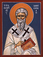 Image of St. Cyprian, Bishop of Carthage Image of St. Cyprian, Bishop of Carthage